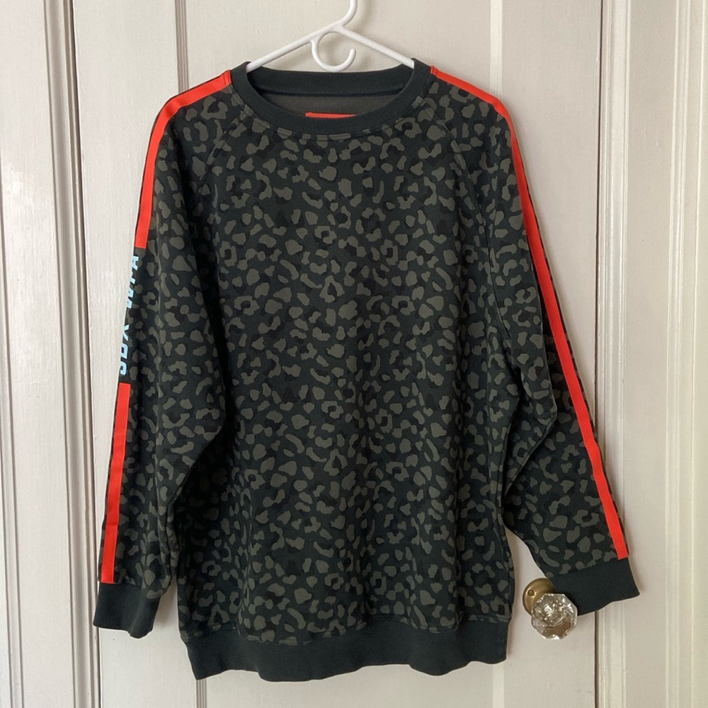 Sarah’s Day x a White Fox Team Camo Oversized Sweatshirt